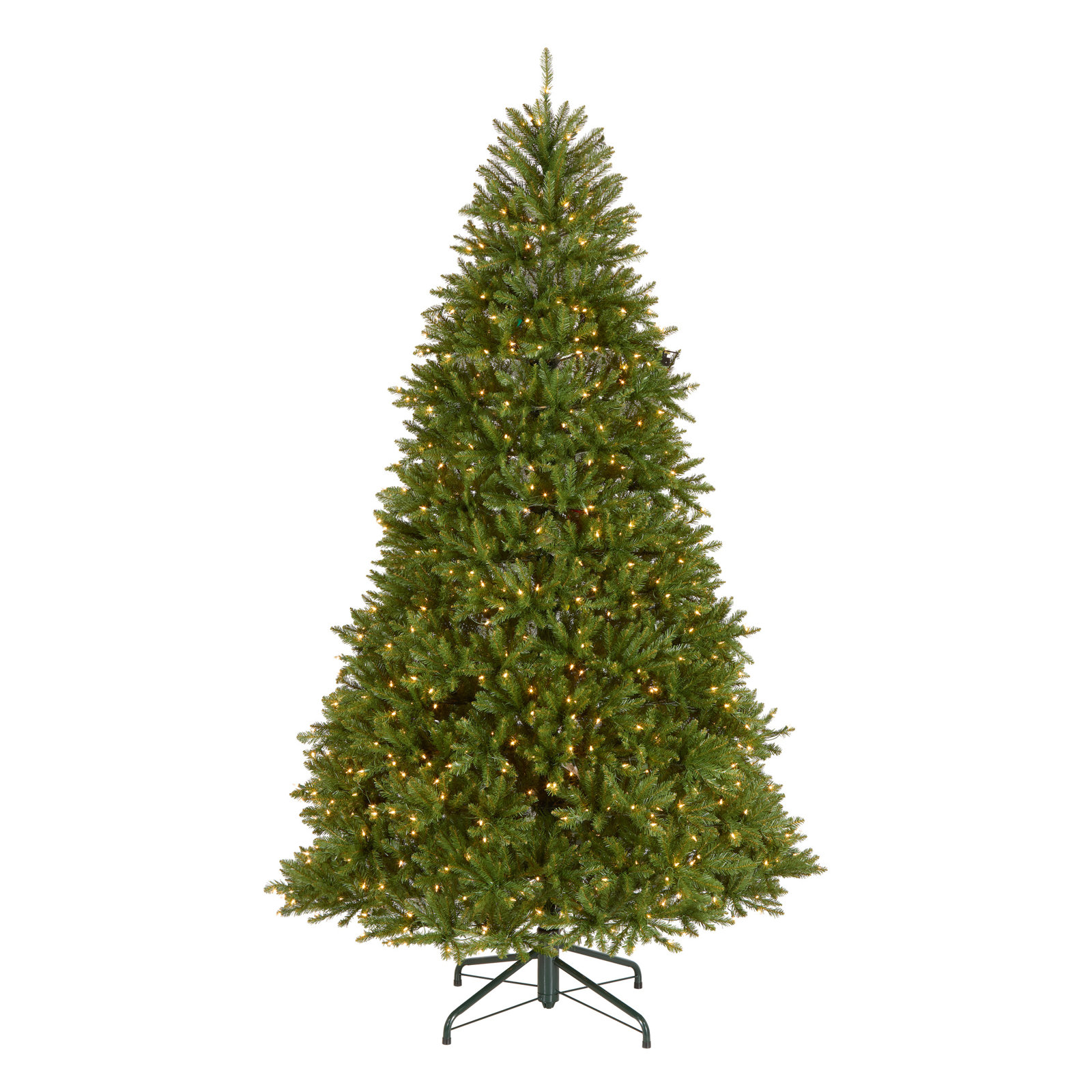 Dunhill Fir Tree with Clear Lights, 9', Multi-Colored Lights