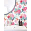  Papier peint floral adhésif auto-adhésif cactus blanc / rose / vert / bleu marine