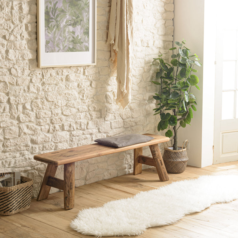 Visibelli Solid Wood Bench