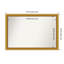 Townhouse Gold Non-Beveled Bathroom Wall Mirror-1016737307