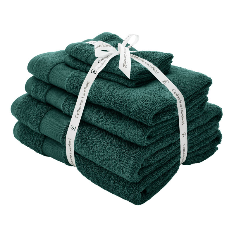 Anti-Bacterial 100% Cotton 6 Piece Towel Bale, Charcoal
