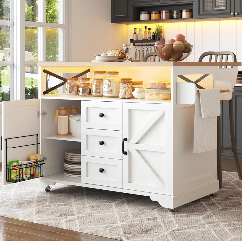 Wood Kitchen Island