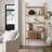 5-Tier Wall Mounted Solid Wood Bookshelf-118556874