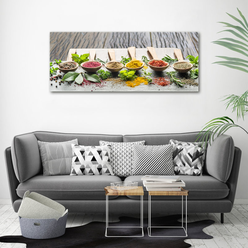 Colourful Spices - Wrapped Canvas Print, Canvas, 50cm H x 125cm W 