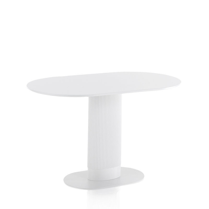 Bonell Oval Dining Table, White