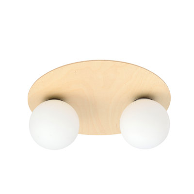 Aloisio Glass Flush Mount
