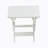 HIPS Foldable Small Table And Chair Set With 2 Chairs And Rectangular Table  White-661646436