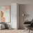 Stackable Wall Mounted Storage Cabinet, 15.75" D X 15.75" W X 70.87" H