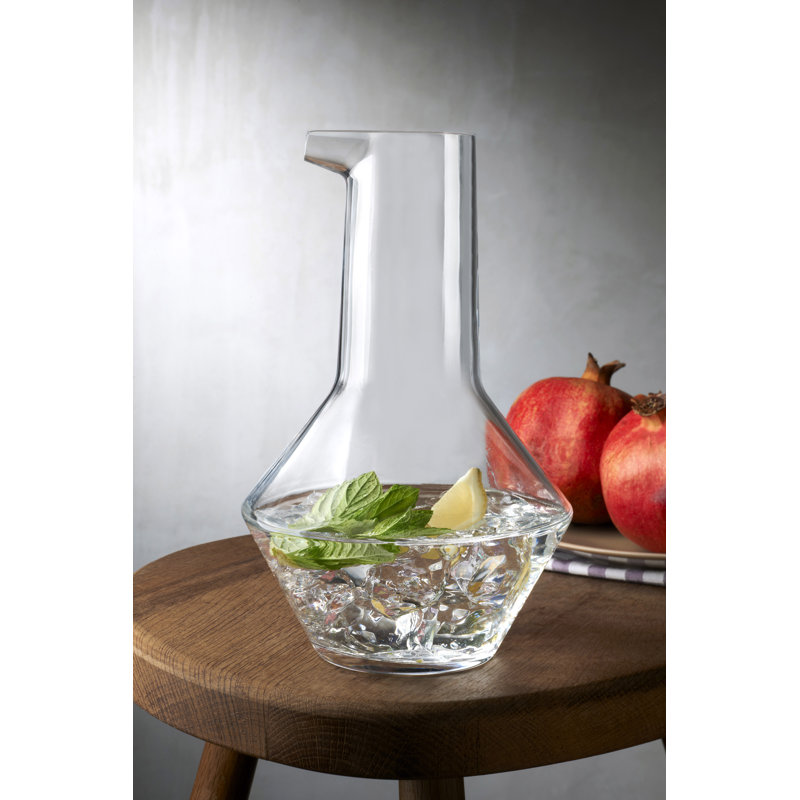 Beak Crystal Lead Free Crystal Carafe, Purple
