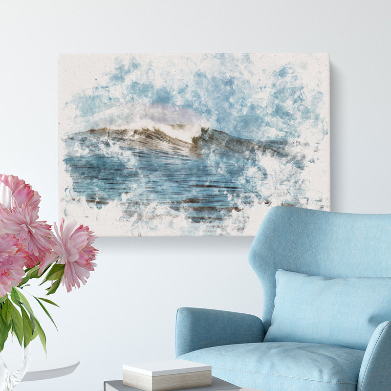 Wave Rising - Wrapped Canvas, 35cm H x 50cm W x 3cm D