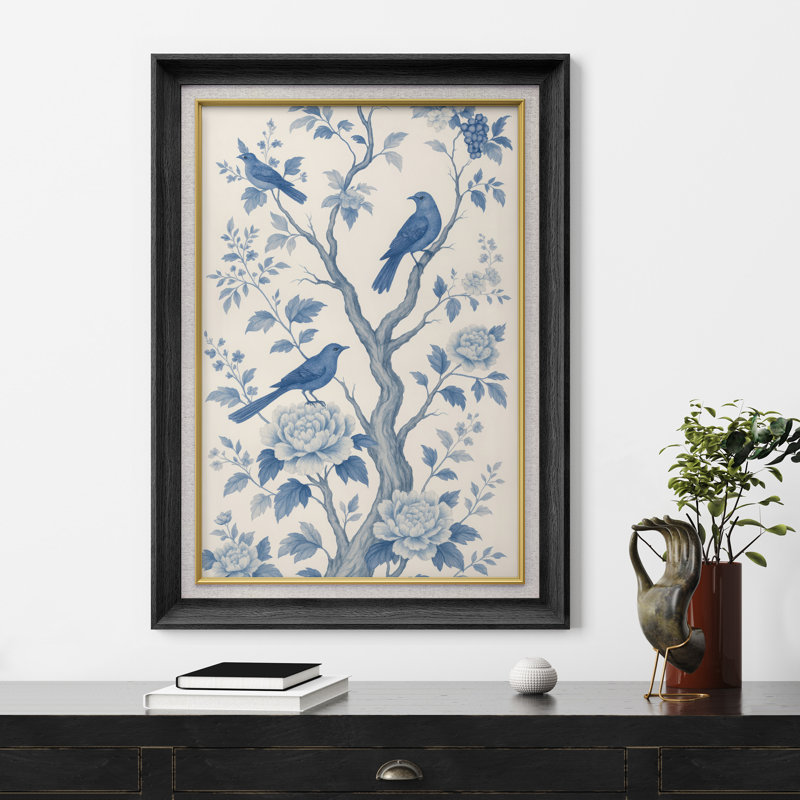 Œuvre encadrée de qualité supérieure - reproduction d'enchères rétro pour décor de salon - 26 po x 36 po, Noir