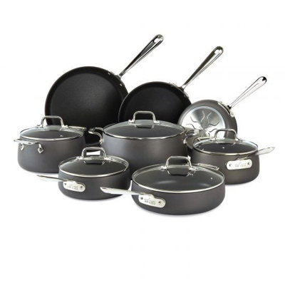 Batterie de cuisine en acier inoxydable 13 pièces All-Clad