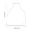 Shamokin 1 - Light Black Bell Pendant-331816594