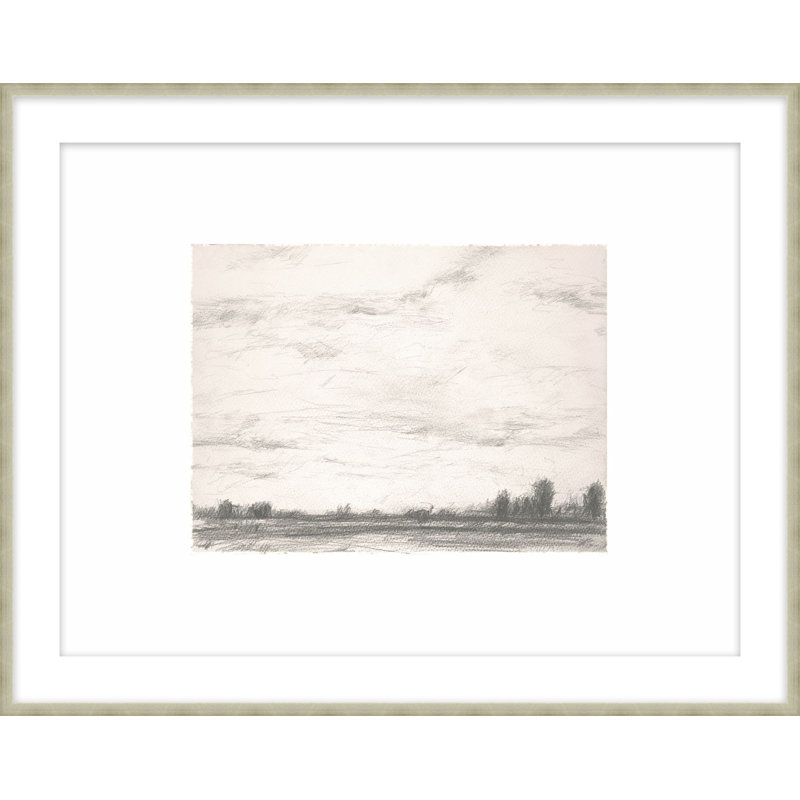Rolling Landscape 7, reproduction d'art encadrée, H 24,5 po x l 29,5 po