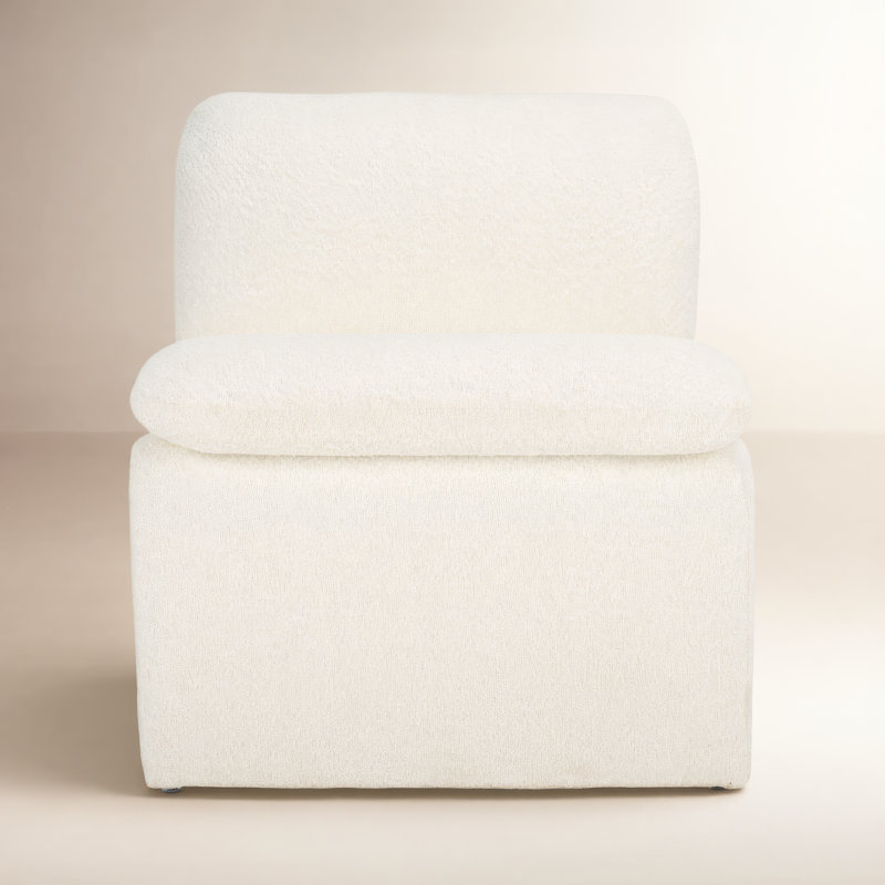 Piara Upholstered Accent Chair, Cream