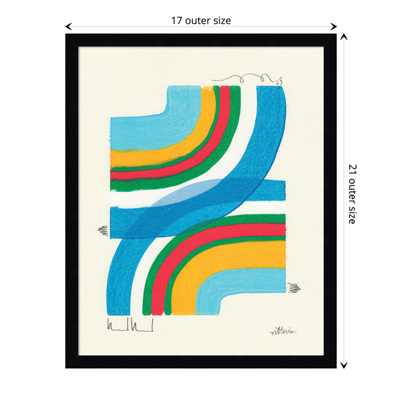 A Plan For Myself by Amber Vittoria, 21" H x 17" W x 1" D, Black