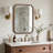 Ali Solid Wood Scalloped Wall Mirror-722595162-735718020-689043463