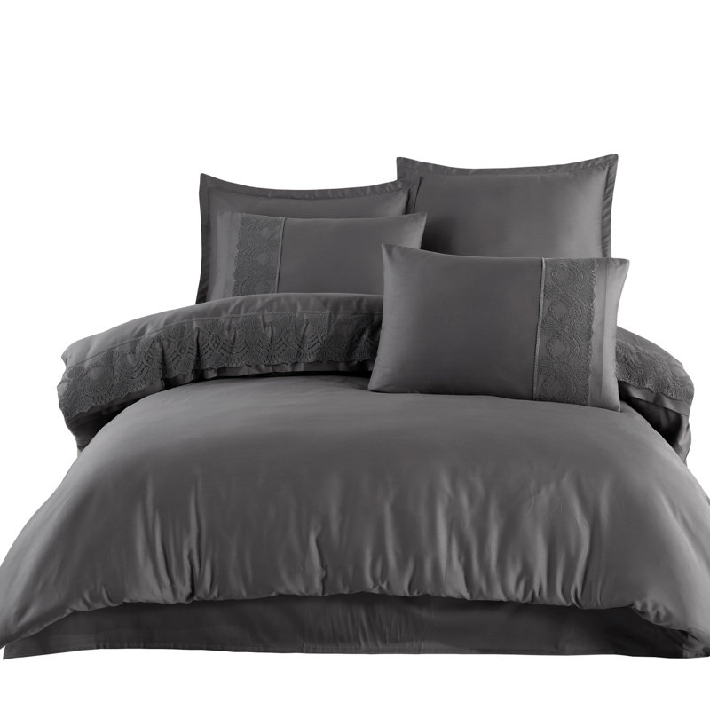 Cotton Duvet Cover Set with Pillow Shams