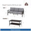 Ensemble de patio luxueux toutes saisons avec canapé sculptural-2103918383-2103918381