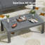 Ensemble de meubles de patio en aluminium avec foyer-787722457