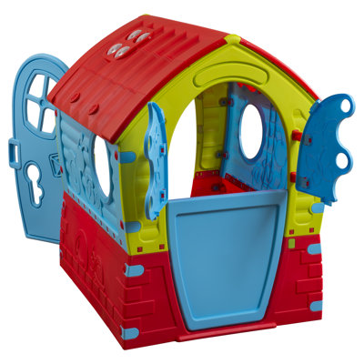 PalPlay 35.4'' W x 37.4'' D Outdoor Plastic Playhouse
