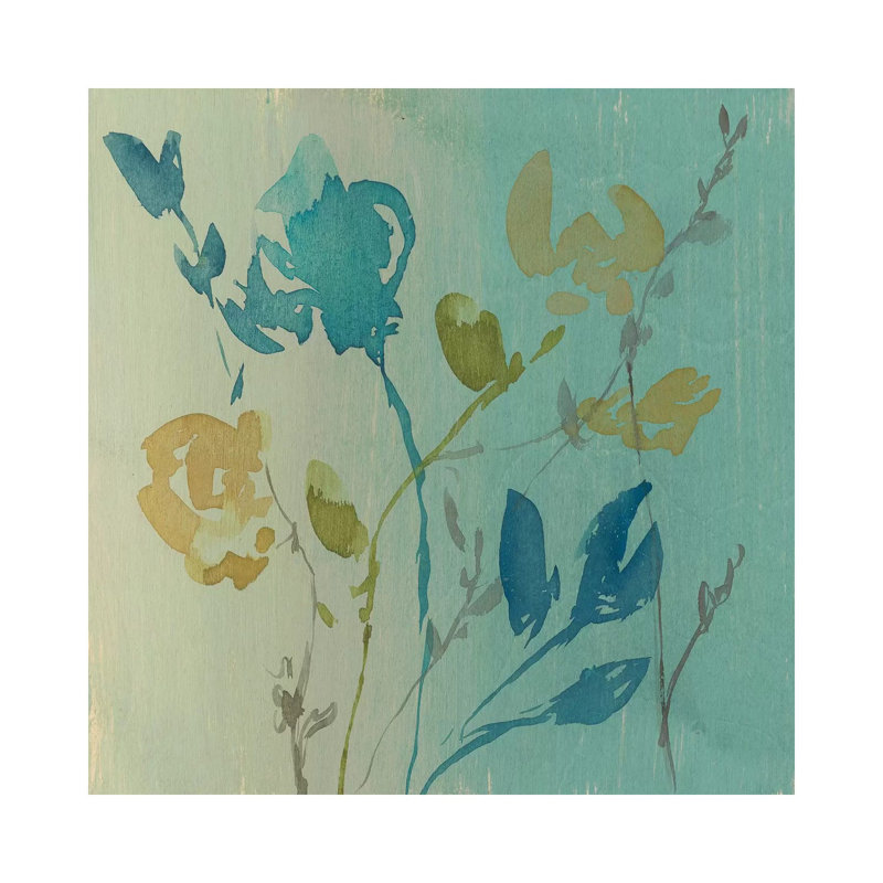 Spa And Sage Bouquet I by Jennifer Goldberger - Wrapped Canvas Print, 45.72 cm H x 45.72 cm W