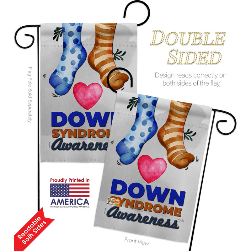 Double Sided 18.5 in. H x 13 in. W Polyester Garden flag