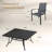 8-Person Outdoor Square Patio Dining Set With Stackable Armchairs-123232062