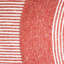 Tapis en laine / coton tissé à la main rouge / ivoire Mccollum-695607856