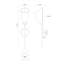 Mulberry 1 - Light LED Wallchiere-77452290
