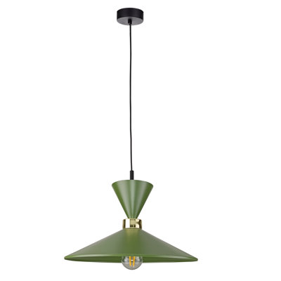 1 - Light Matte Black Dome Pendant