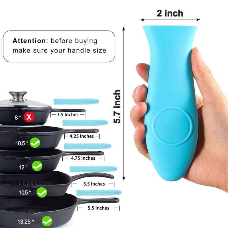 Gustave Silicone Handle Holder Set, Black