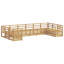 363cm Wide Patio Sectional Set