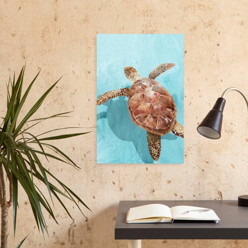 Tortue de mer océan pacifique II, H 24 po x l 16 po