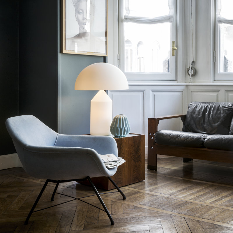 Atollo Table Lamp, 19.7" H x 15" W x 15" D