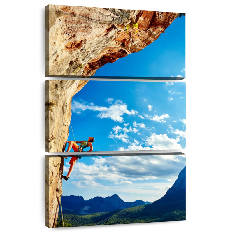 Senne Solitary Rock Climbing, 50" H x 32" W