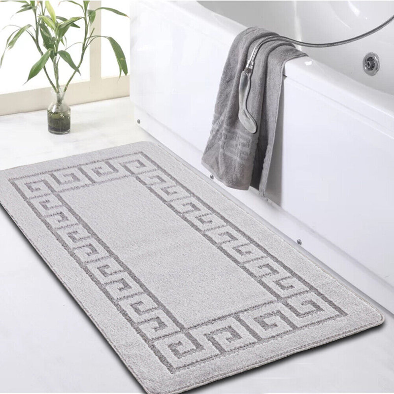 Tamika Solid Colour Area Rug, Rectangle 60 x 110cm