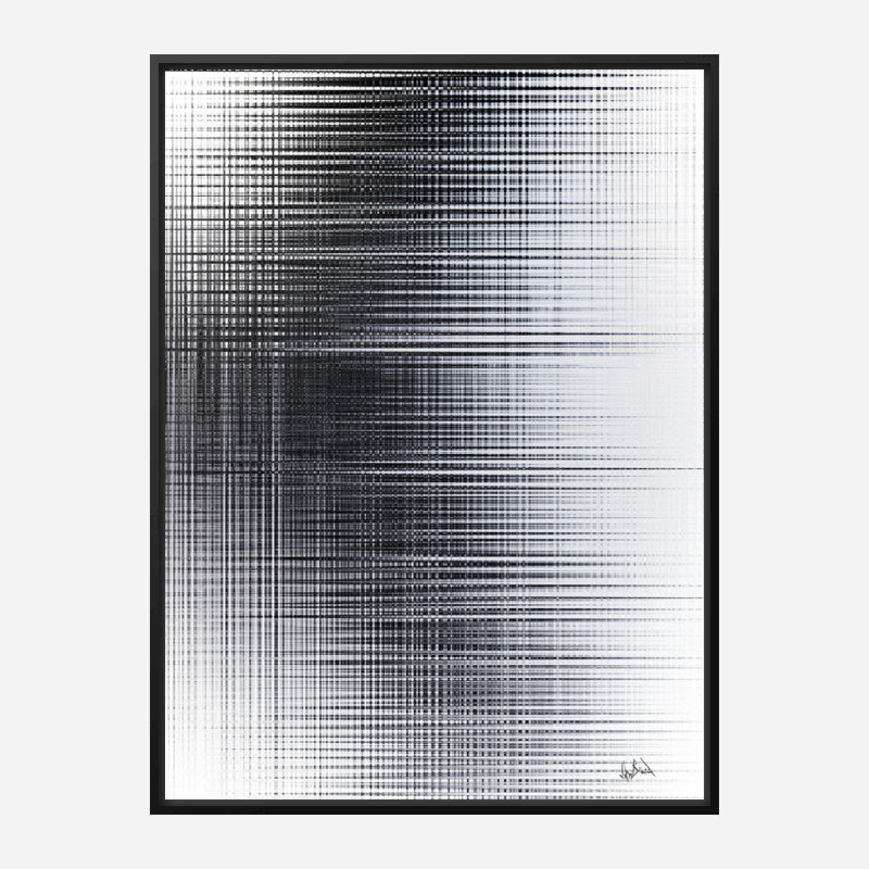 BUCKLE - Unframed Print on Canvas, 21.5" H x 25.5" W x 1.75" D, Black Framed Canvas