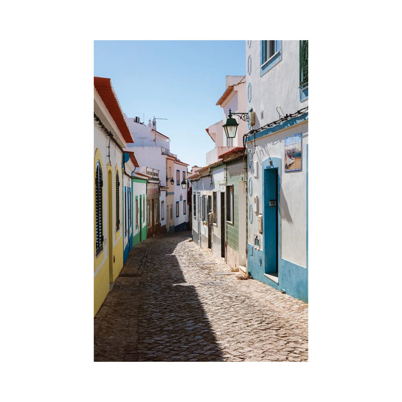 Village portugais, H 18 po x l 12 po x 1,5 po
