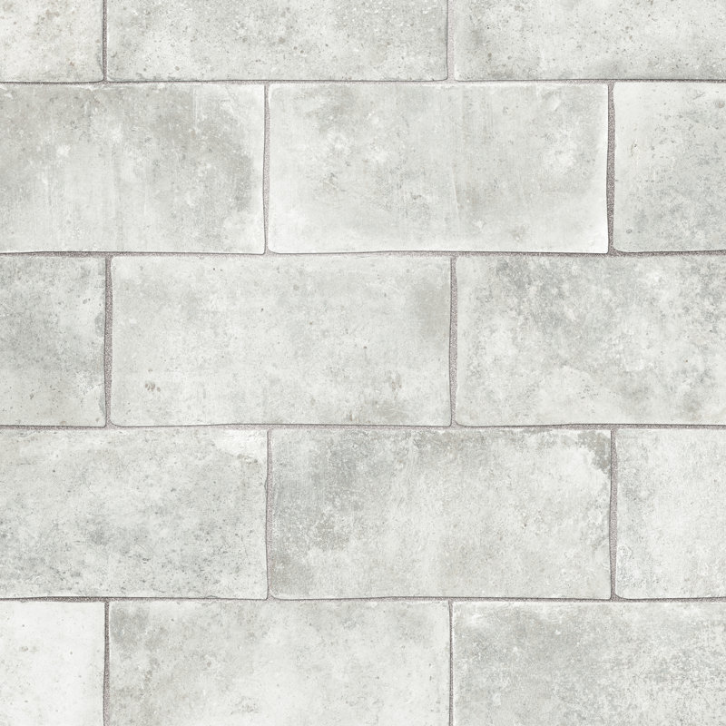 Toscana 7-7 / 8 po X 15-7 / 8 po Carreau de porcelaine pour plancher et mur, Blanc