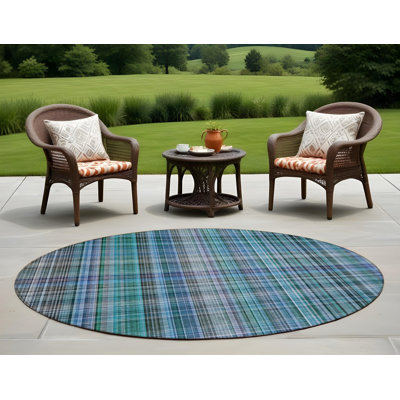Tapis d'intérieur rond 8 po