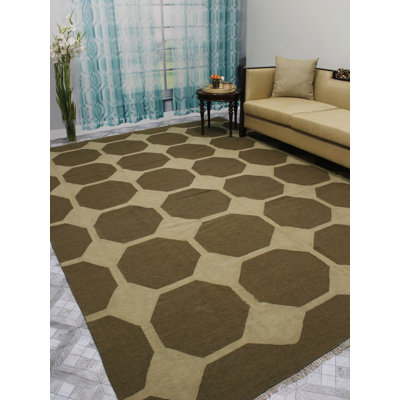 Reta Wool Geometric Indoor Rug