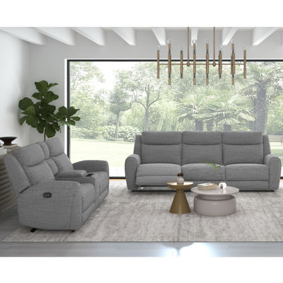 Burrus 2-Piece Manual Reclining Sofa Set