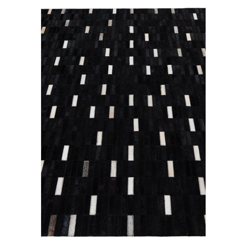 Tapis noir Juliana