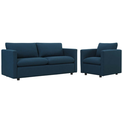 Ensemble de canapé et fauteuil en tissu Activate