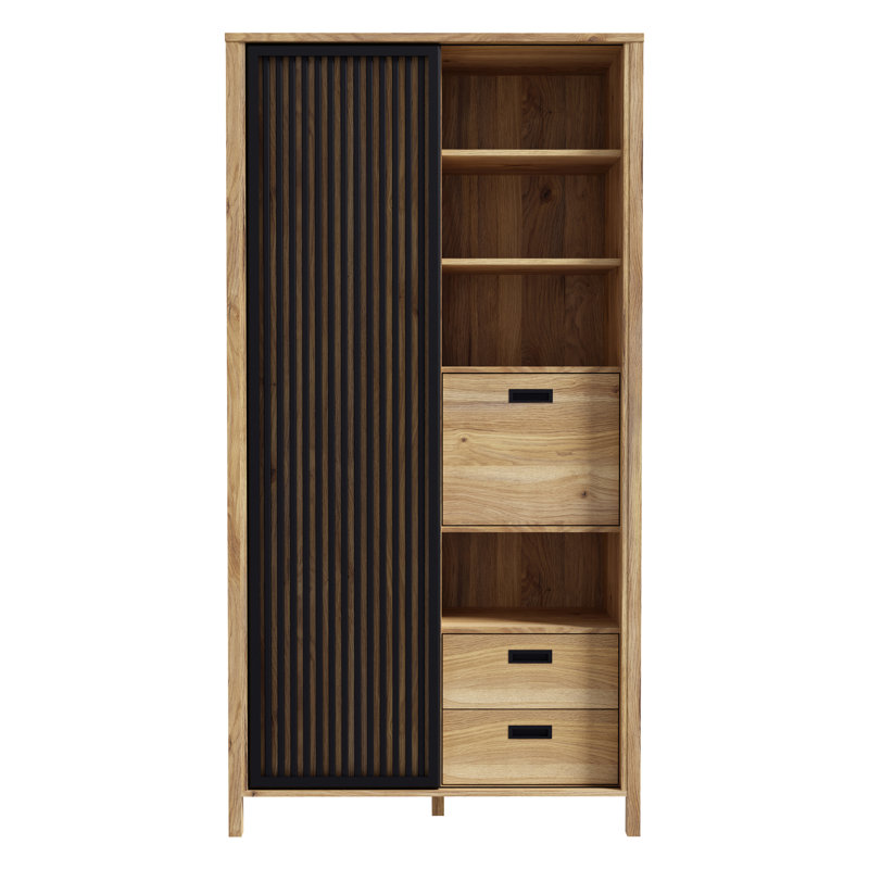 Sarjeet 200.3cm H x 103.4cm W Standard Bookcase