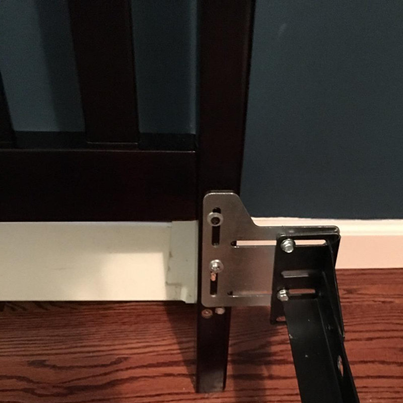 bedCLAW Queen to Full, Full to Queen, Bed Modification Plate, Bolt-On Headboard Attachment Brackets