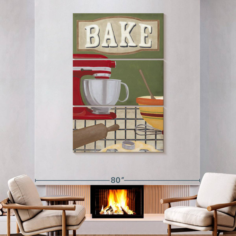 Kema Baker's Kitchen Wall Sign, 74" H x 48" W