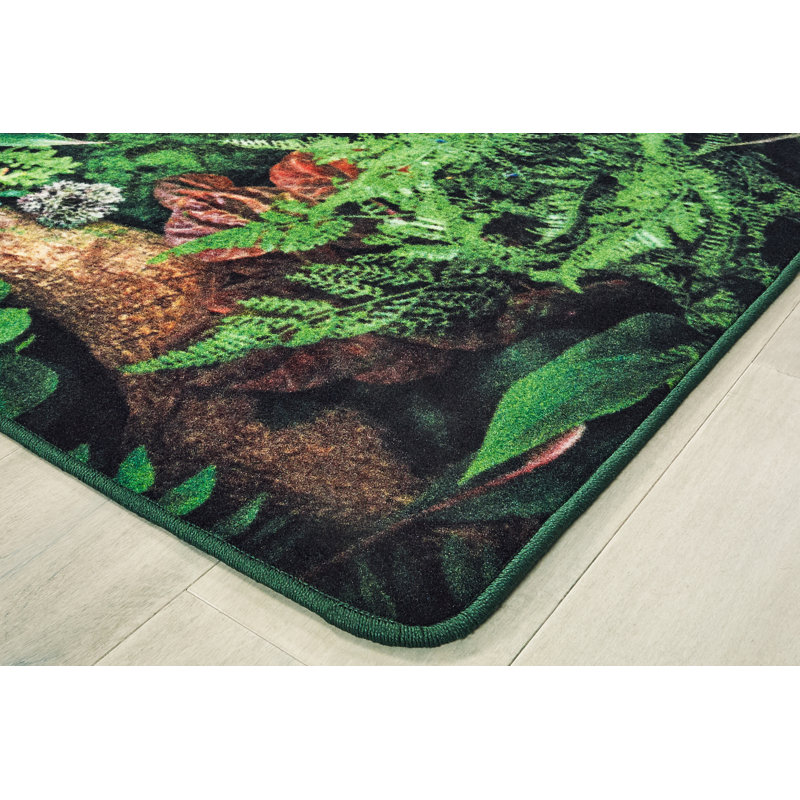 Tapis vert touffeté Real Forest Plants, Rectangle 3 pi x 5 pi