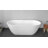 Free Standing Tub 55" x30" Deep Soaking Bathtub J07 Bathroom Tub Freestanding Tub Stand Alone Tub